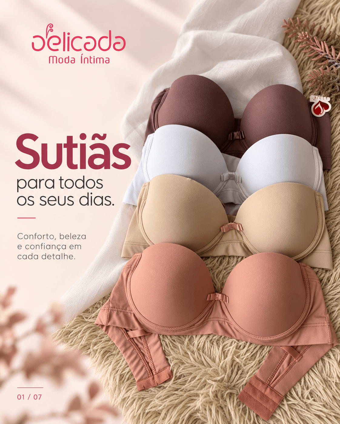 Sutiãs para cada dia da Semana