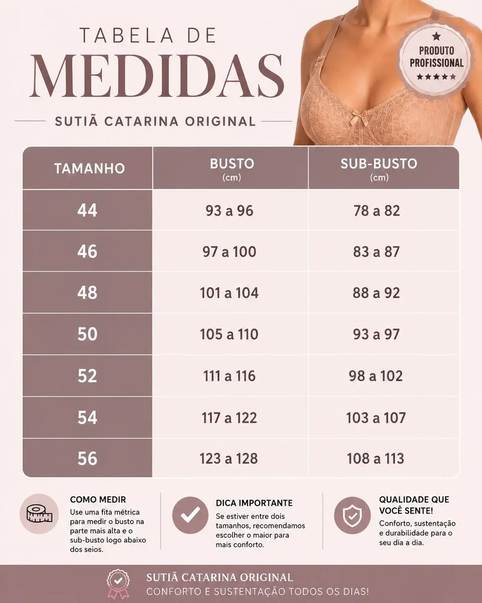 Foto de SUTIA REFORÇADO - CATARINA